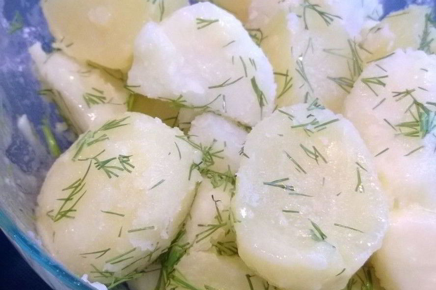 Рецепт отварного картофеля на гарнир