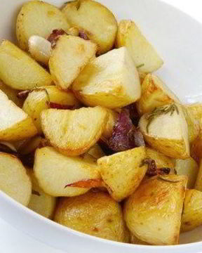 Печеный картофель в бальзамическом уксусе