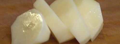 пюре из картофеля и пастернака с кроликом. Шаг 2