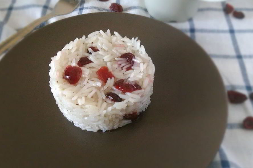 Рецепт риса с клюквой