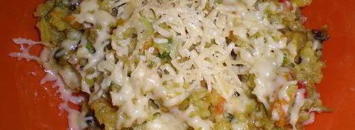 рис с мидиями и рапанами. Шаг 6