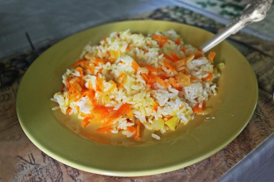 Рецепт риса с морковью и луком