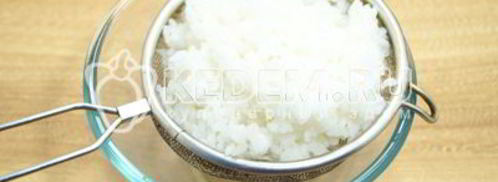 рис с овощами на сковороде. Шаг 5