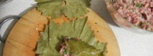 армянская долма из виноградных листьев. Шаг 5