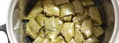 армянская долма из виноградных листьев. Шаг 6