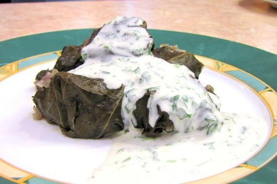 Рецепт долмы — голубцов в виноградных листьях