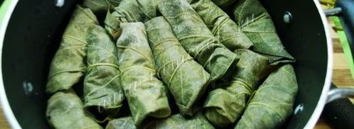 долма в виноградных листьях. Шаг 7