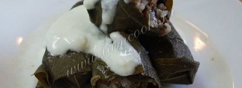 долма в виноградных листьях. Шаг 12