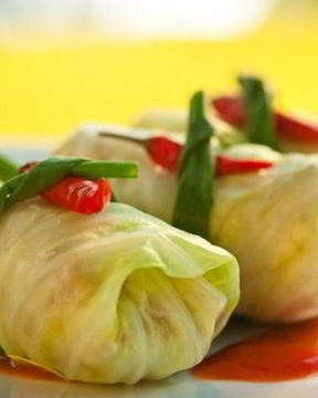 Голубцы, фаршированные овощами