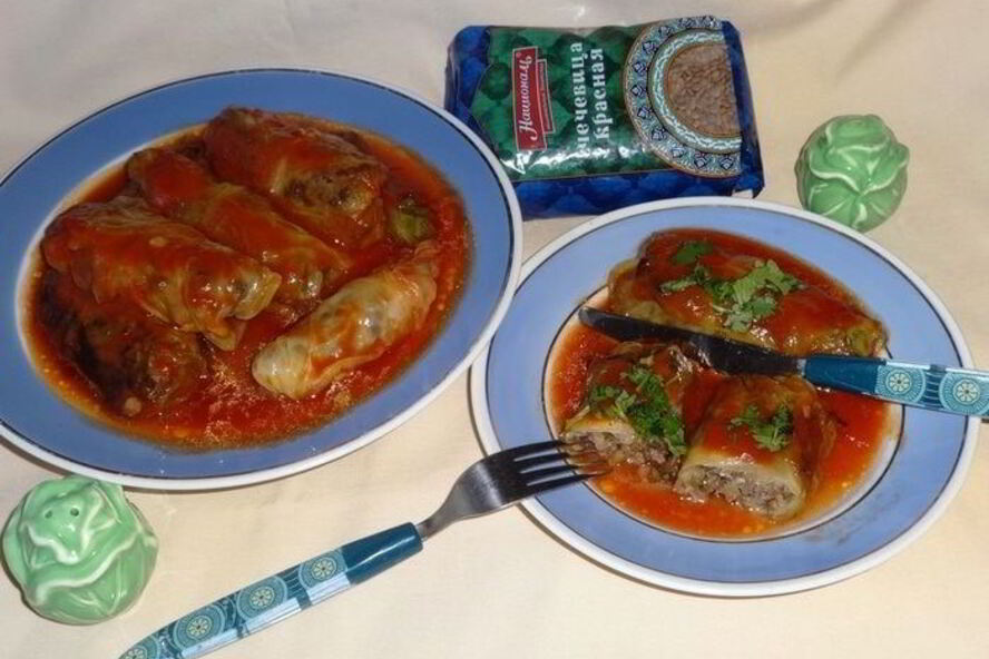 Рецепт голубцов из молодой капусты с фаршем и чечевицей