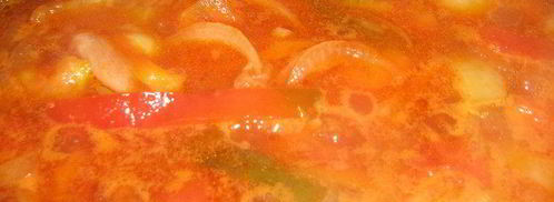 голубцы ленивые паровые под овощным соусом. Шаг 4