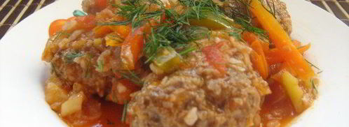 голубцы ленивые паровые под овощным соусом. Шаг 6