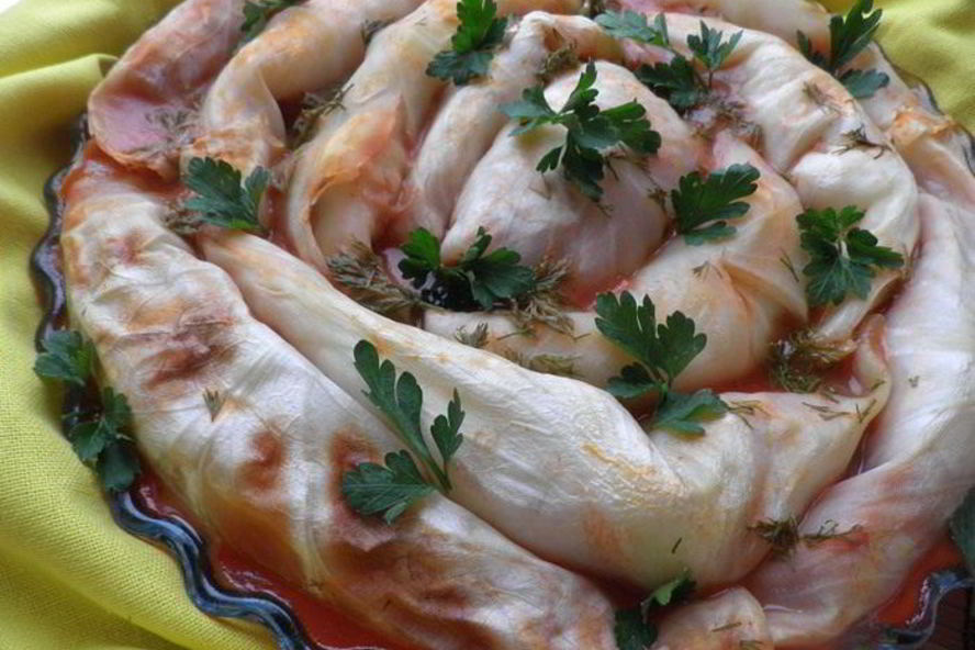 Рецепт голубцов с фасолью в томатнома соусе