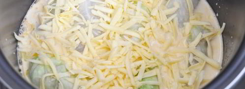 голубцы с индейкой в сливочном соусе в мультиварке. Шаг 13