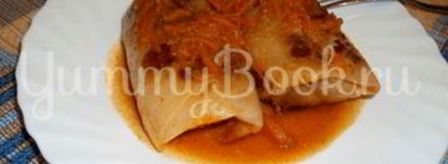 голубцы с мясом и рисом. Шаг 13