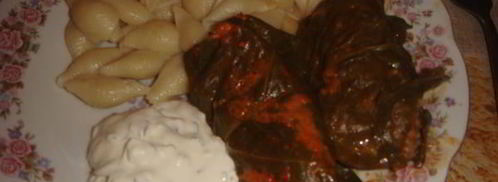 голубцы в лахане с двумя соусами. Шаг 22