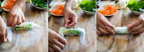 голубцы в рисовой бумаге. Шаг 4