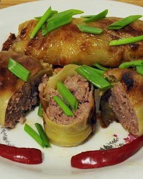 Голубцы жареные