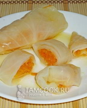 Квашеные голубцы с морковью