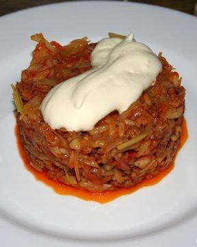 Ленивые голубцы по-псковски