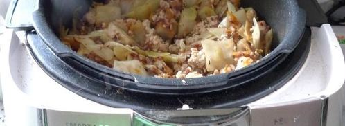 ленивые голубцы с куриным фаршем в мультиварке. Шаг 9