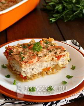 Ленивые голубцы слоями в духовке