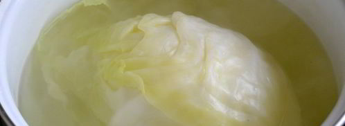 листья капусты для голубцов. Шаг 3