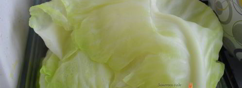 листья капусты для голубцов. Шаг 4