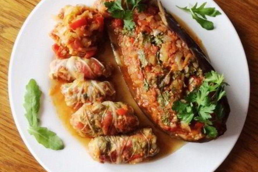 Рецепт постных овощных голубцов