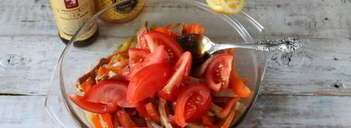 гречневая лапша с курицей и овощами. Шаг 14