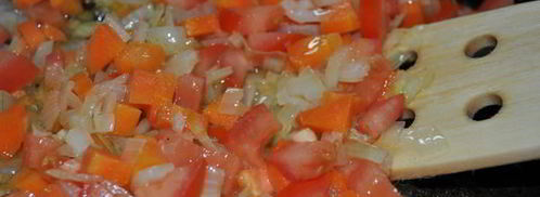 гречневая лапша с морепродуктами. Шаг 2