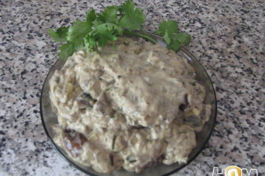 Рецепт белых грибов в сливочнома соусе