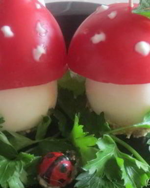 Фаршированные грибочки