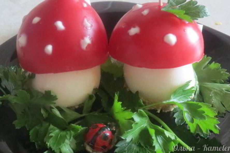 Рецепт фаршированных грибочков