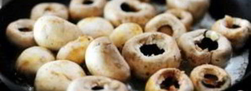 фаршированные грибы с сыром бри. Шаг 6