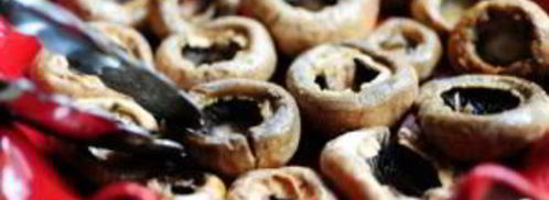 фаршированные грибы с сыром бри. Шаг 8