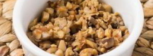 грибы, фаршированные сыром, в духовке. Шаг 2