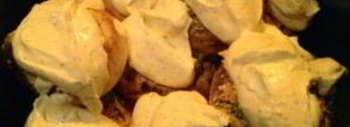 грибы, фаршированные ветчиной и сыром. Шаг 3