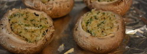 грибы с начинкой. Шаг 3