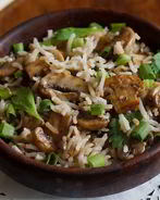 Грибы шампиньоны жареные