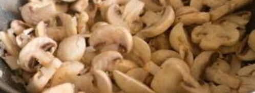 грибы шампиньоны жареные. Шаг 3