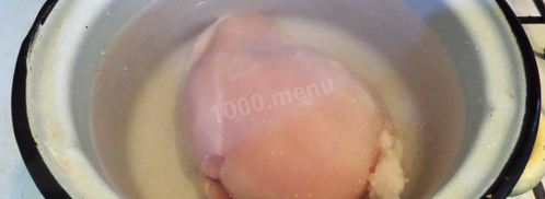 грибы в горшочках с сыром луком курицей. Шаг 2