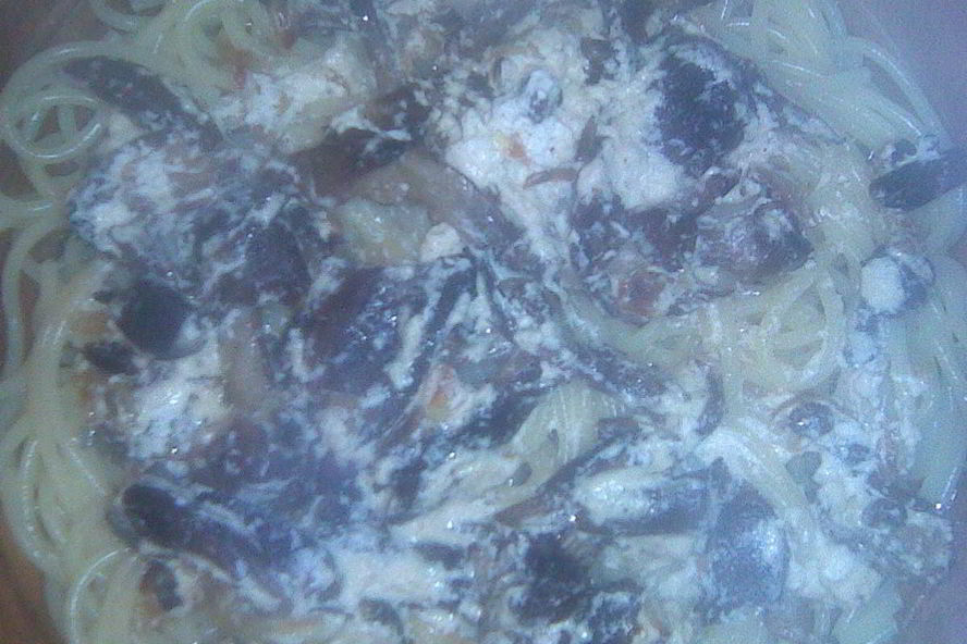 Рецепт грибов в сливочном соусе