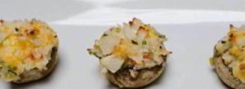 шампиньоны фаршированные крабовыми палочками. Шаг 7