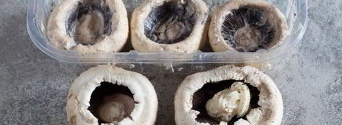 шампиньоны, фаршированные креветками. Шаг 3