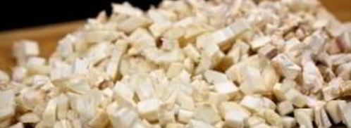 шампиньоны, фаршированные курицей и сыром. Шаг 4