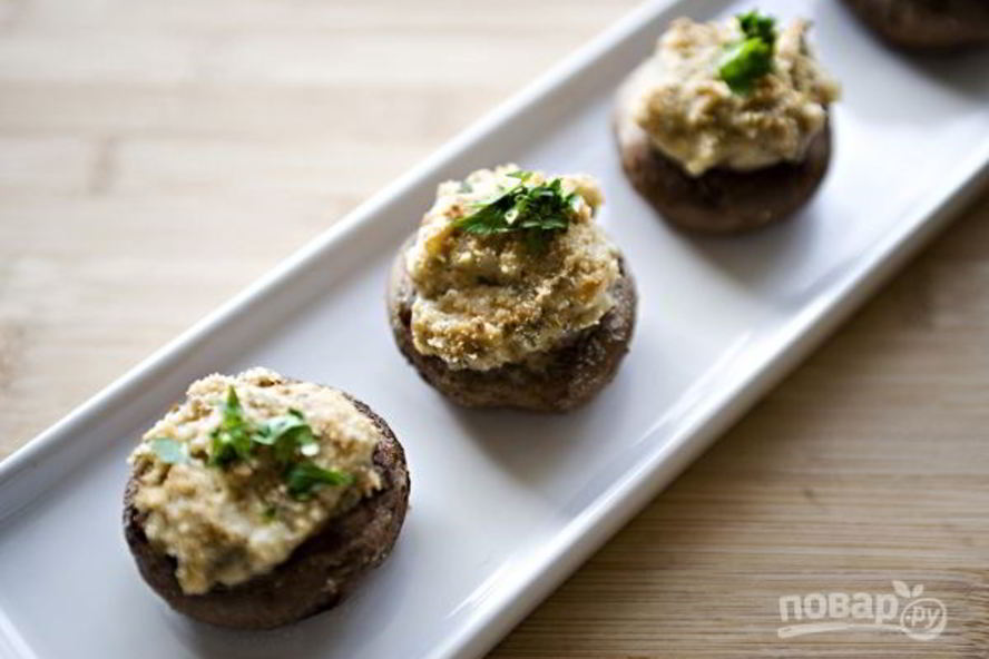Рецепт шампиньонов постных