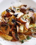 Шампиньоны с картошкой