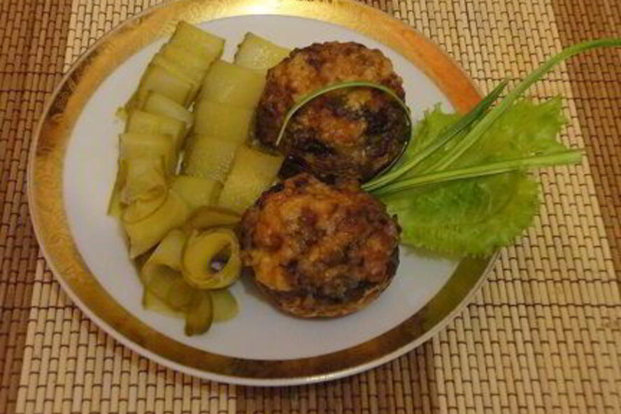 Рецепт шампиньонов, запеченных с сыром