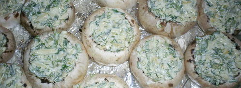 закусочные фаршированные шампиньоны. Шаг 5